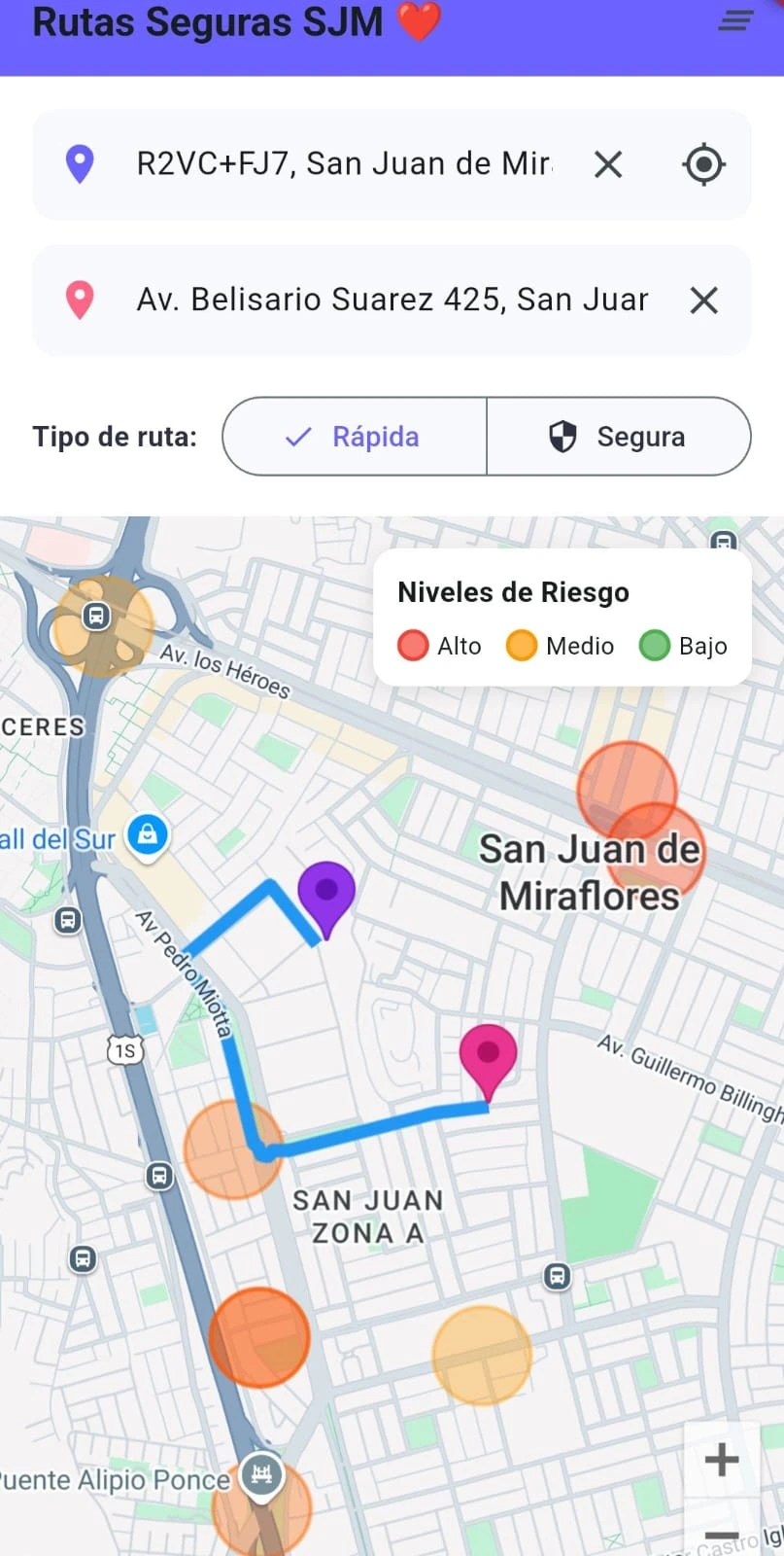 Rutas Seguras App